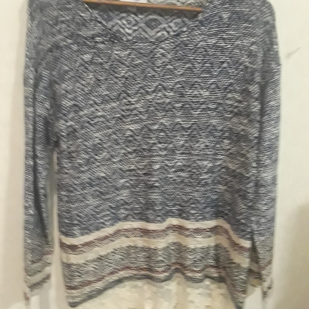 Lacy hem sweater